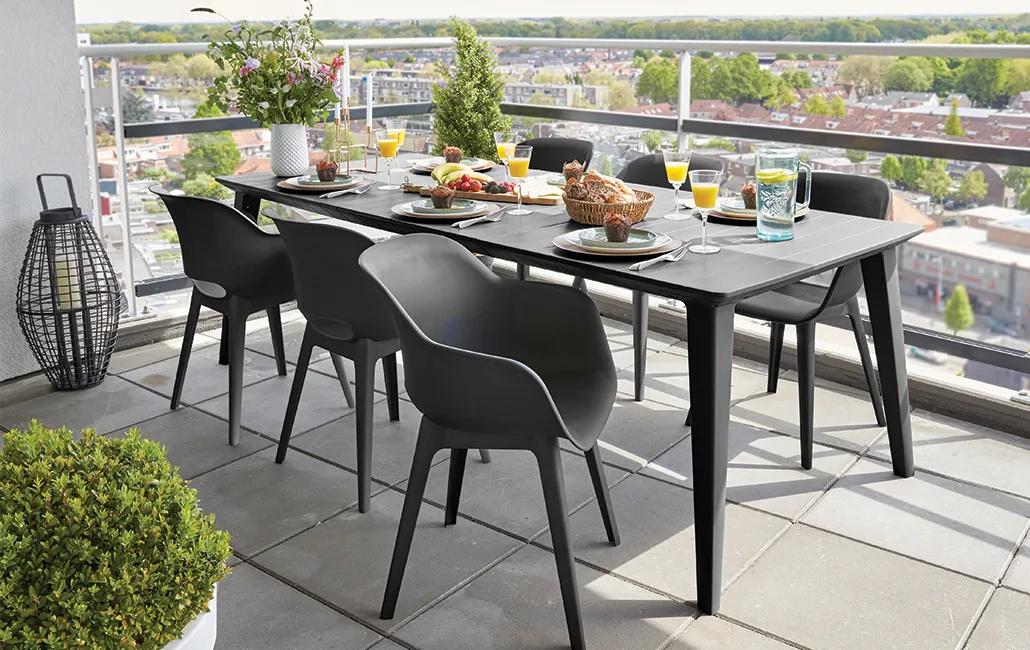 Akola Stuhl - 2er Pack - 55x56x80cm - Weiss