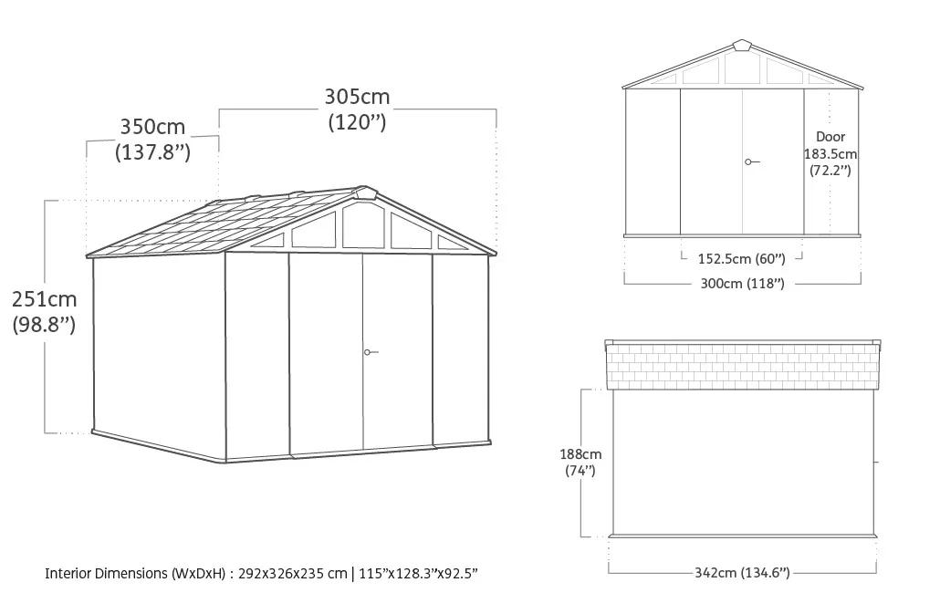 Summit Gartenhaus 10x11,5