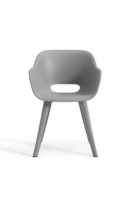 Akola Stuhl - 2er Pack - 55x56x80cm - Weiss