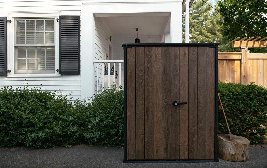 Signature 1400L Gartenschrank - 140x73.6x170.4cm - Walnuss