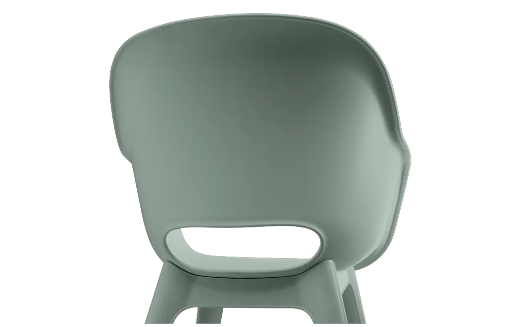 Akola Stuhl - 2er Pack - 55x56x80cm - Weiss