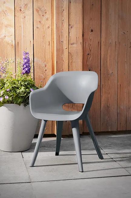 Akola Stuhl - 2er Pack - 55x56x80cm - Weiss