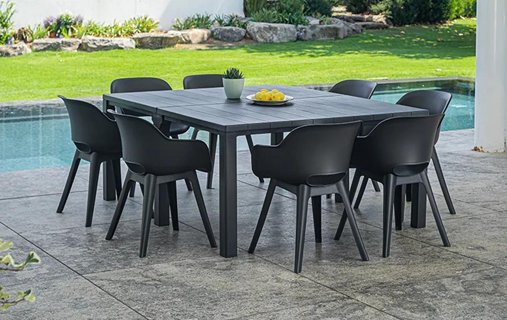 Akola Stuhl - 2er Pack - 55x56x80cm - Weiss