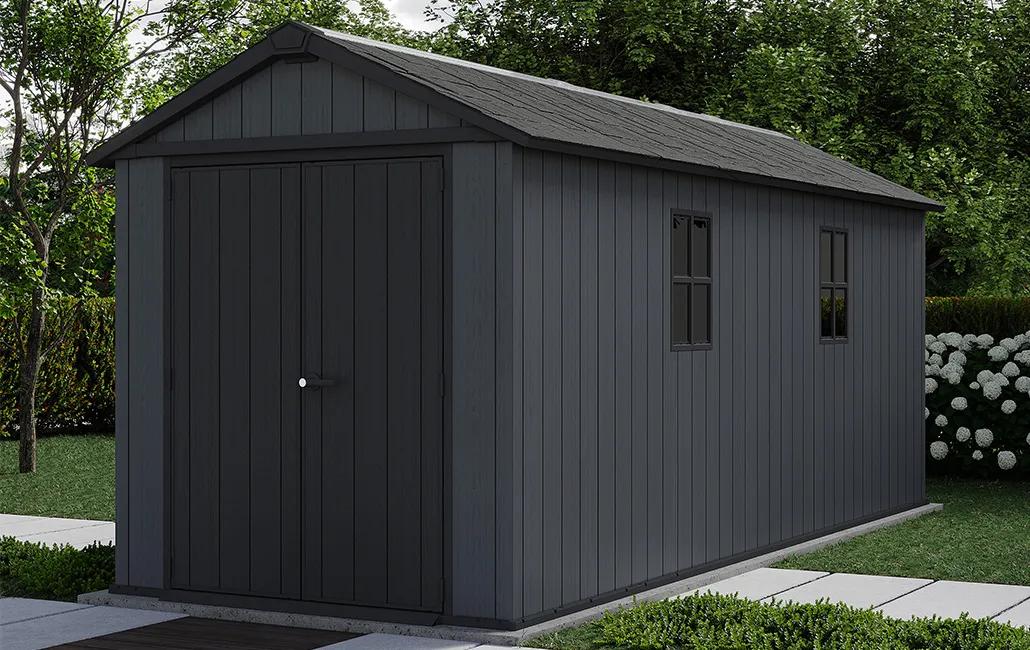Newton Plus 17x7.5 Gartenhaus - 539x230x246cm