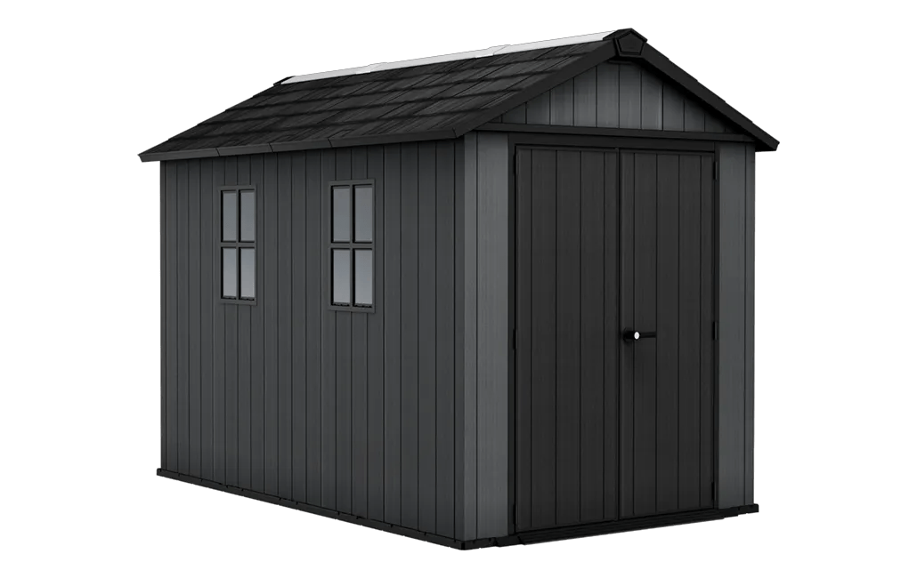 Newton Plus 11x7.5 Gartenhaus - 350x230x246cm - Grau