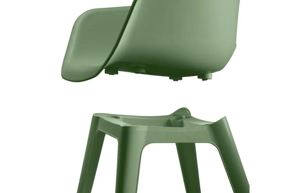 Akola Stuhl - 2er Pack - 55x56x80cm - Weiss