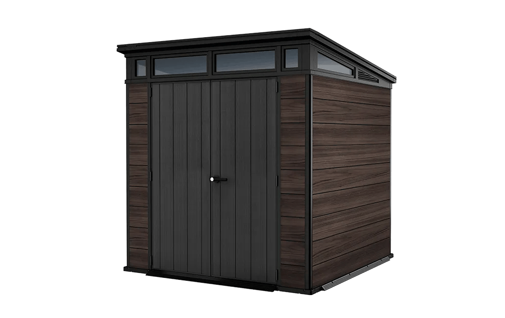 Signature 7x7 Gartenhaus - 214x218x226 cm - Palisander
