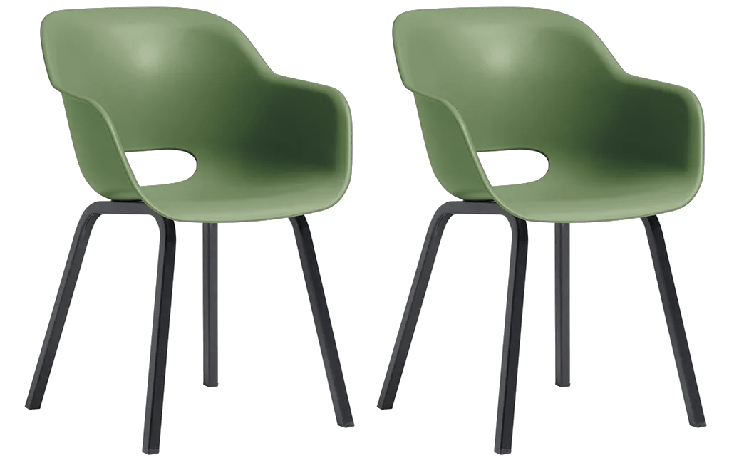 Noa Schalenstuhl - 2er Pack - 56,5x55x80 cm -