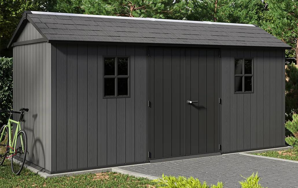 Newton Plus 15x7.5 Gartenhaus - 476x230x246cm