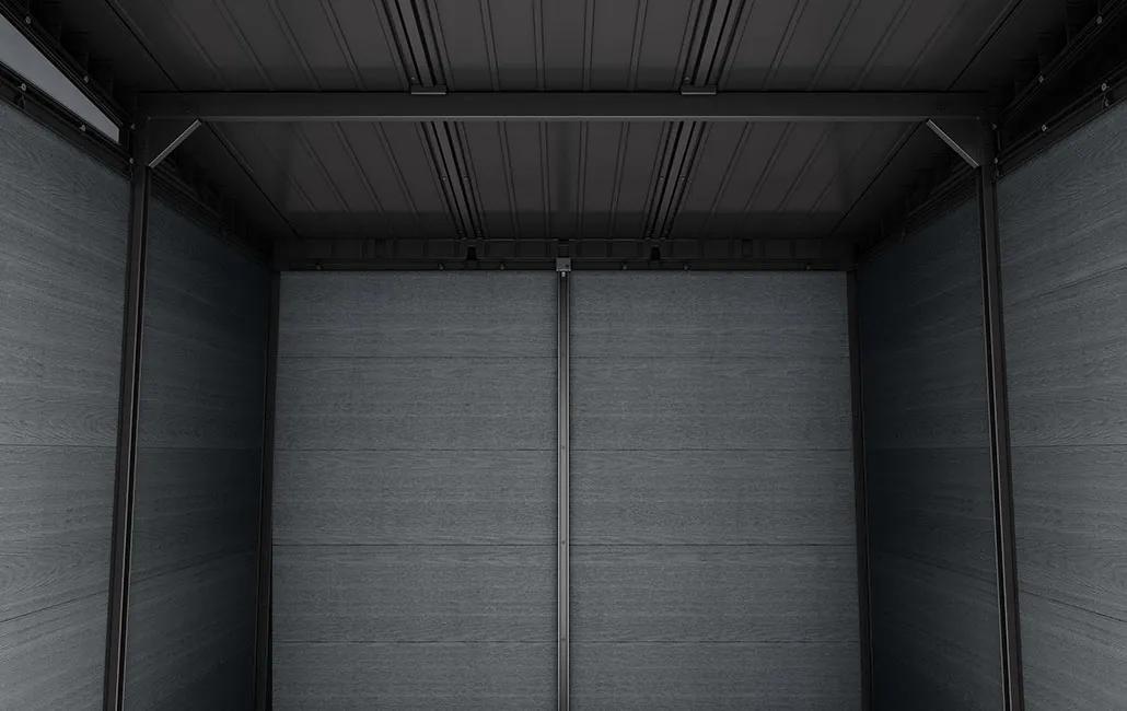 Signature 7x7 Gartenhaus - 214x218x226 cm - Walnuss