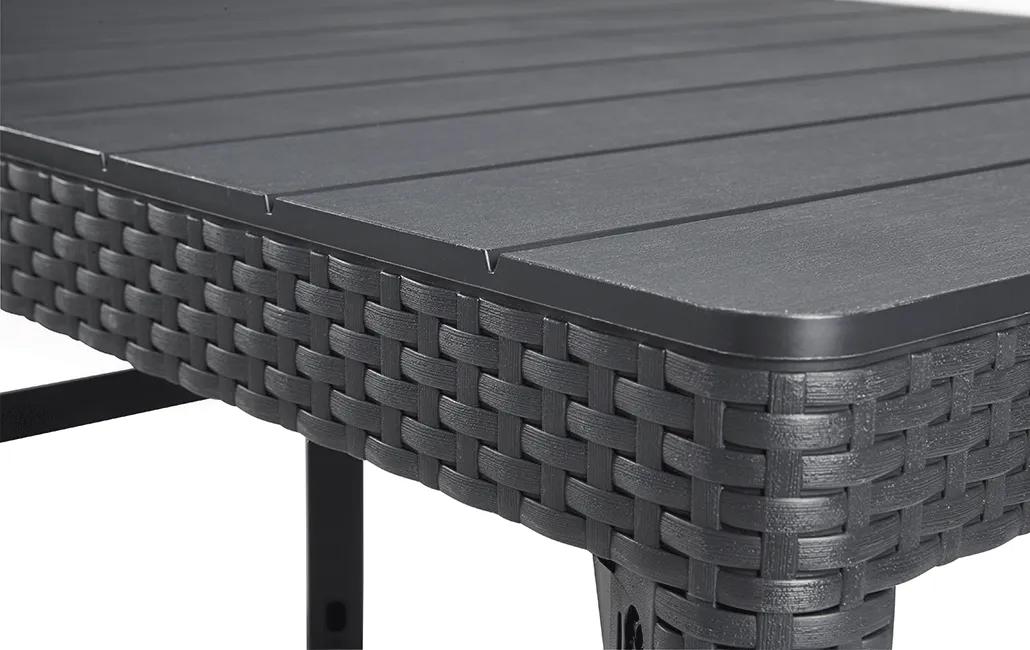 Lyon Verstellbarer Tisch -116x71,5x40/66cm - Graphit