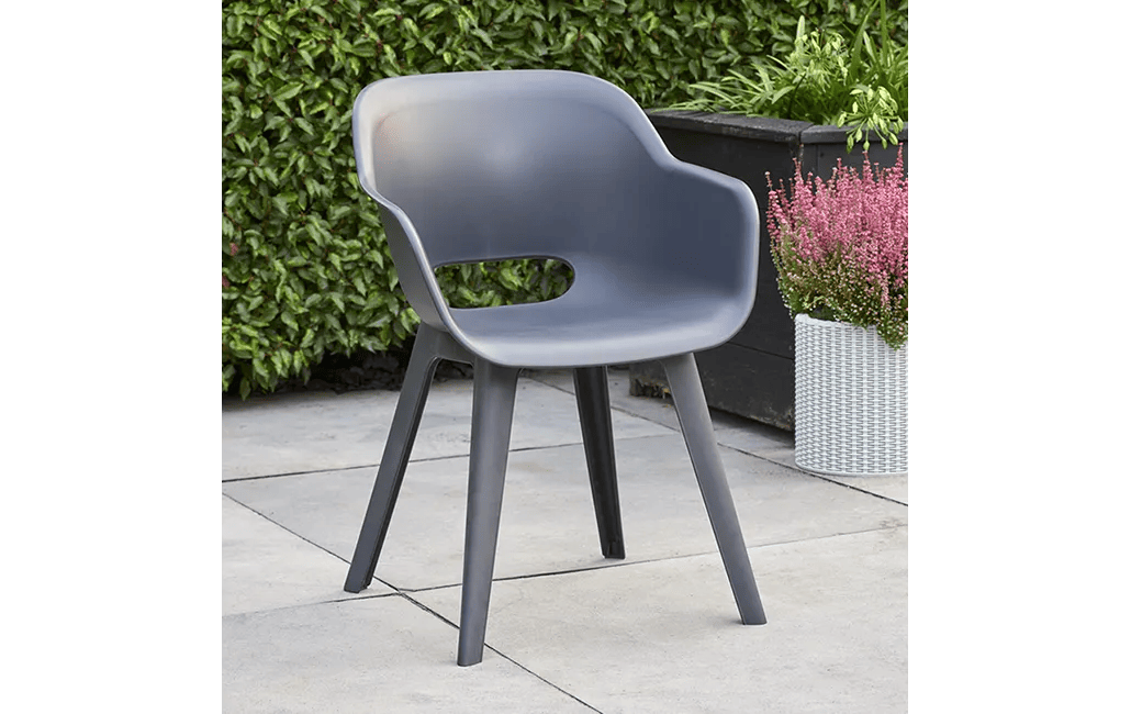 Akola Stuhl - 2er Pack - 55x56x80cm - Weiss