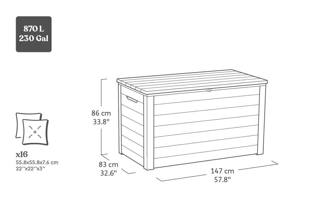 Signature 230L Aufbewahrungsbox -