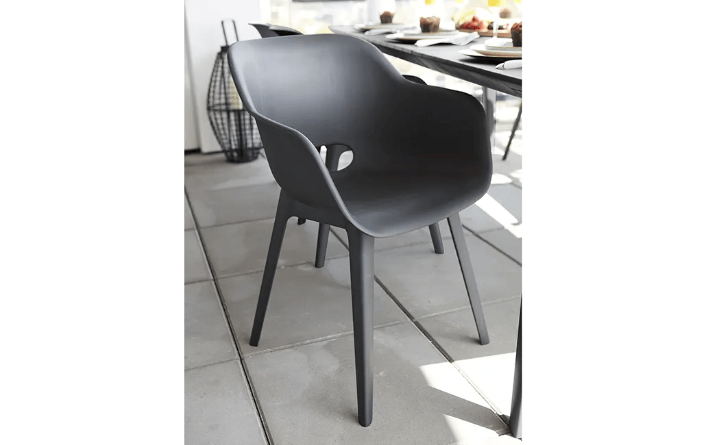 Akola Stuhl - 2er Pack - 55x56x80cm - Weiss