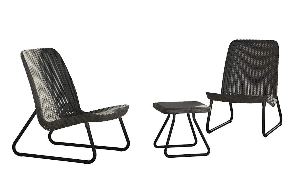 Rio Patio Set - 3-teilig - Graphit