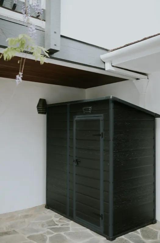 Essential 6x4 Gartenhaus - Dunkelgrau