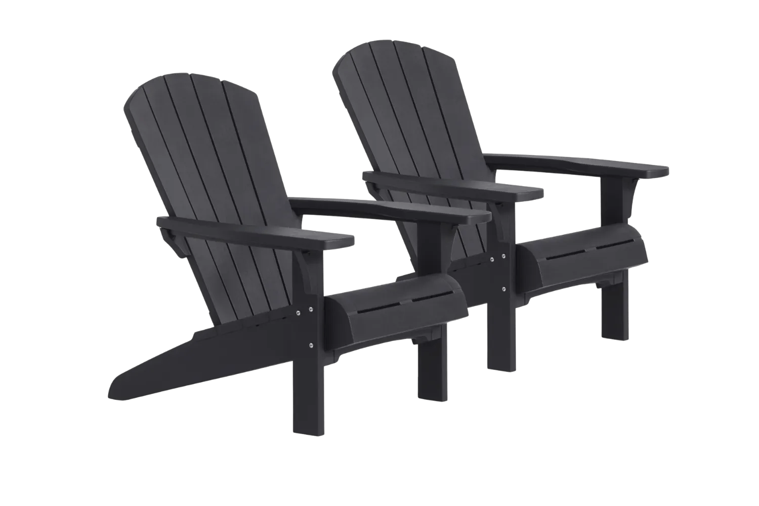 Troy Adirondack Graphit 2 Stück - Grau