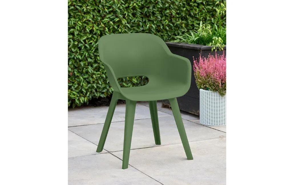 Akola Stuhl - 2er Pack - 55x56x80cm - Grün