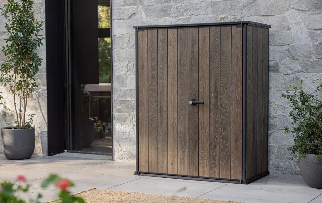 Signature 1400L Gartenschrank - 140x73.6x170.4cm - Walnuss