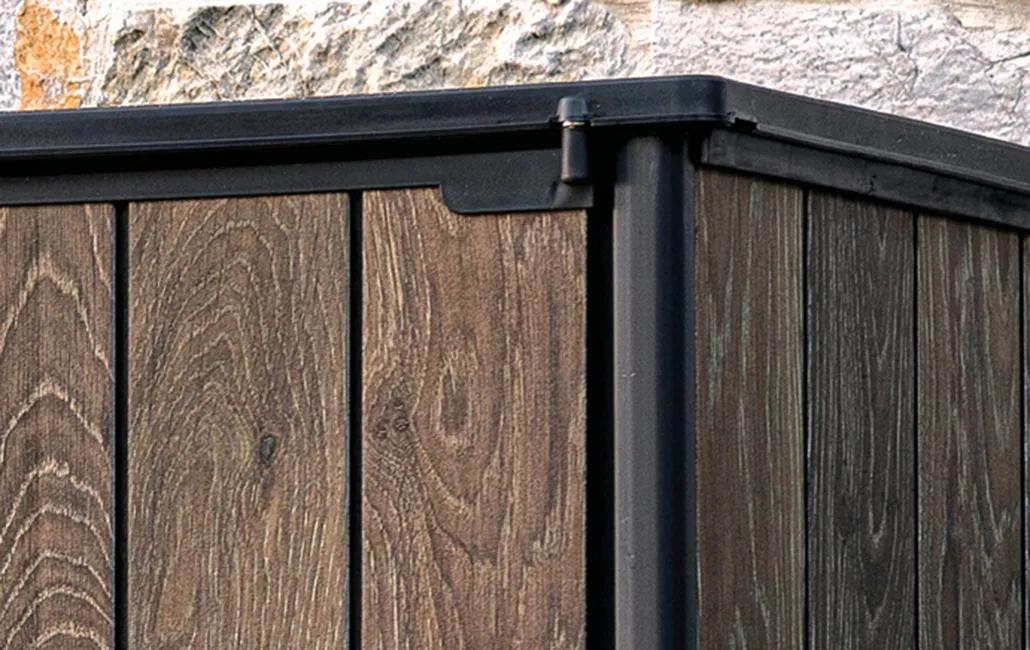 Signature 1400L Gartenschrank - 140x73.6x170.4cm - Walnuss