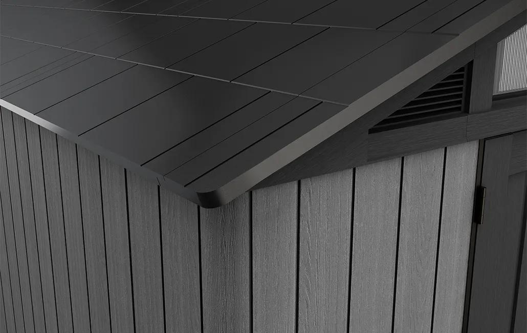 Stronghold 10x8 Gartenhaus - 305x243x251cm  - Grau