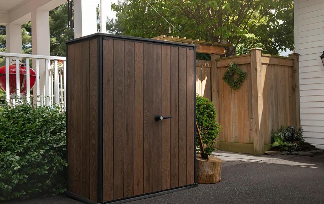 Signature 1400L Gartenschrank - 140x73.6x170.4cm - Walnuss