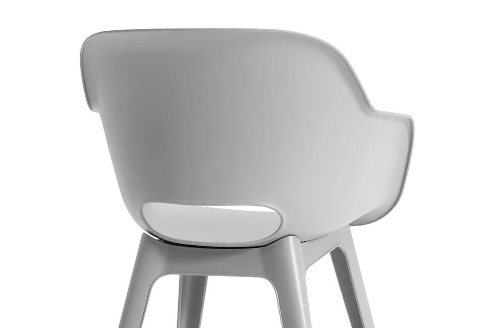 Akola Stuhl - 2er Pack - 55x56x80cm - Weiss