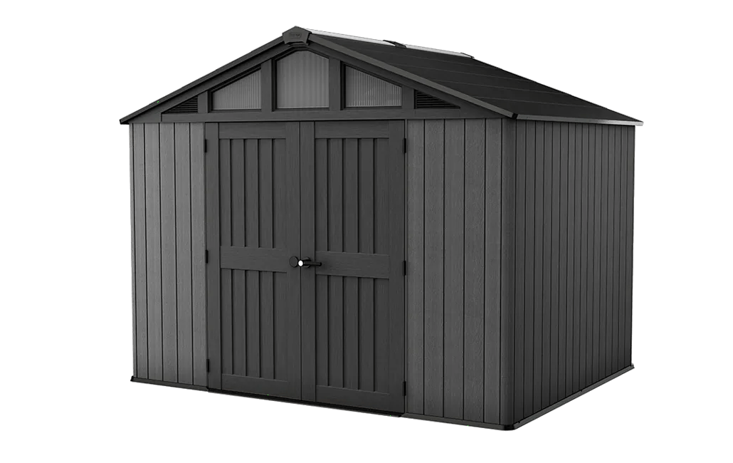 Stronghold 10x8 Gartenhaus - 305x243x251cm  - Grau